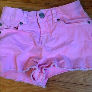Mini Boden Pink Jean Shorts 8Y